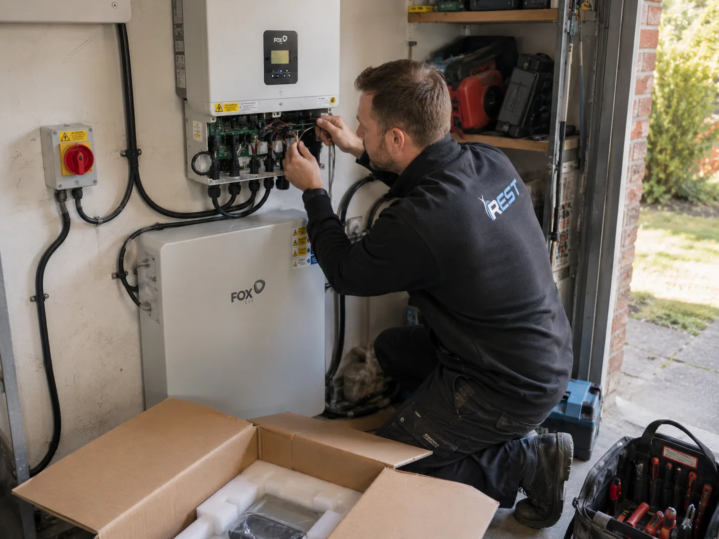 Solar inverter replacement service from REST UK