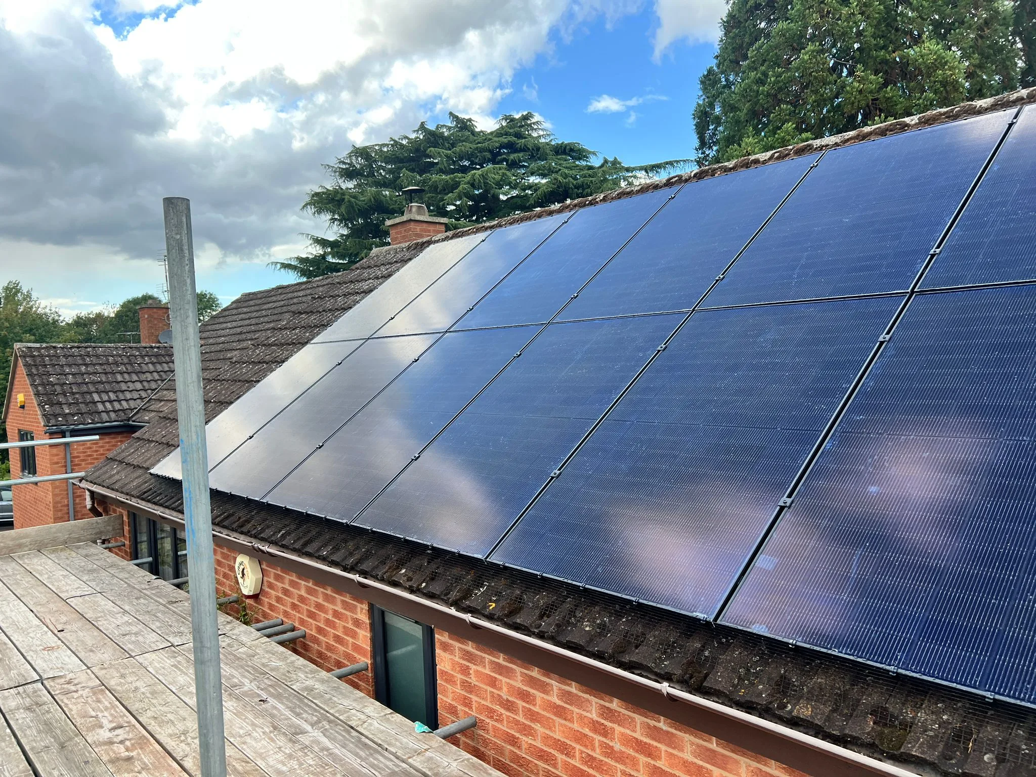 Solar panels on house roof, representing Southampton